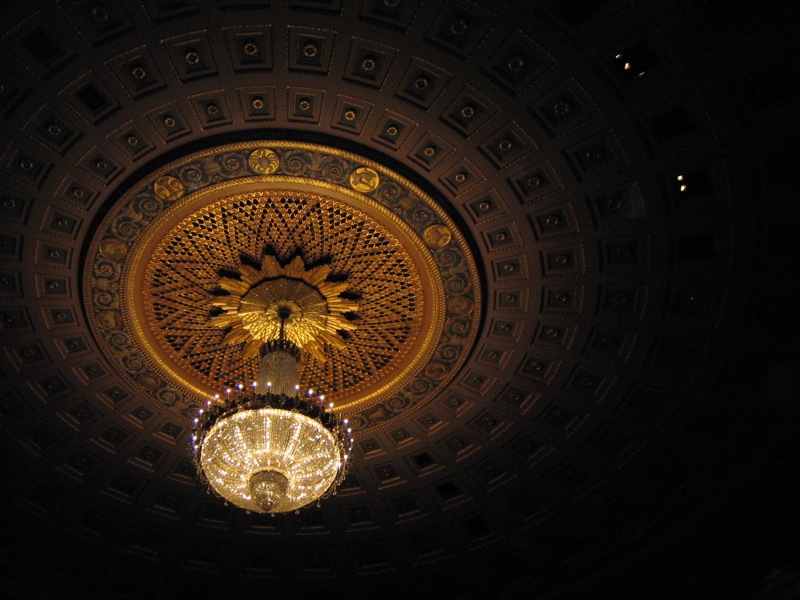 Chandelier in Eastman Theater